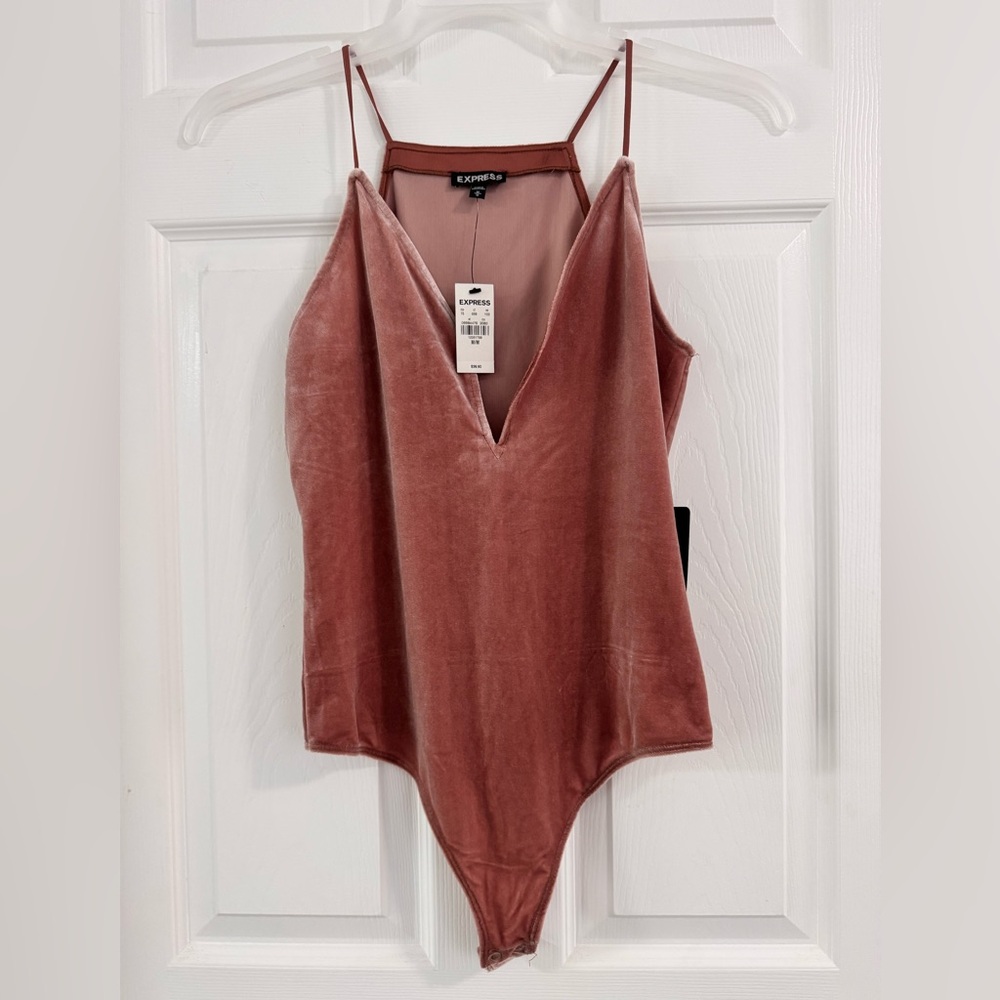 NWT Express VELVET BODYSUIT